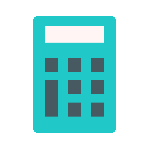 Calculating Good Ware Flat icon