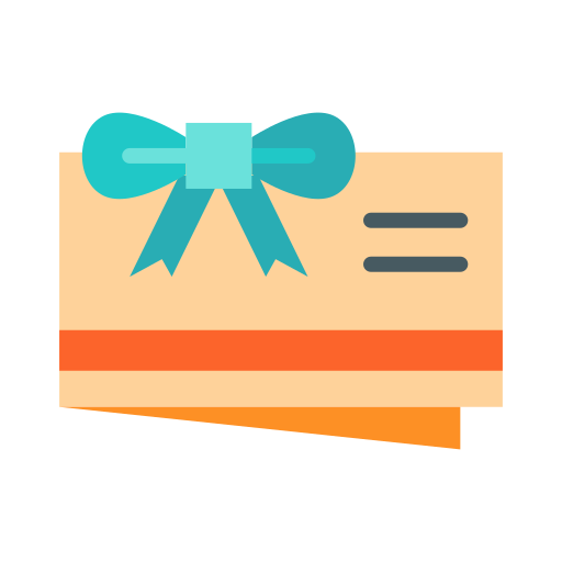 tarjeta de regalo icono gratis