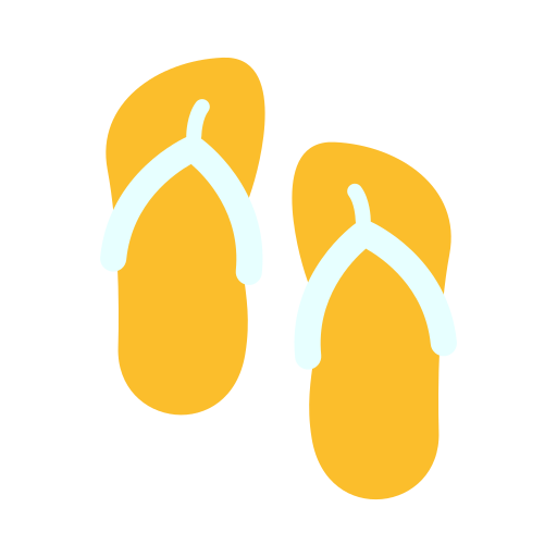 Flip flops Good Ware Flat icon