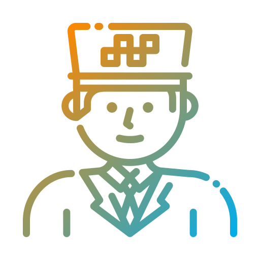 Taxista icono gratis