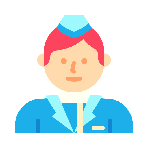 Stewardess Good Ware Flat icon