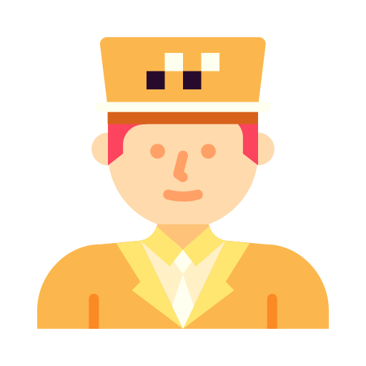 Taxista icono gratis