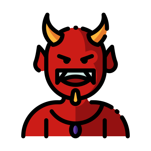 Devil Good Ware Lineal Color icon