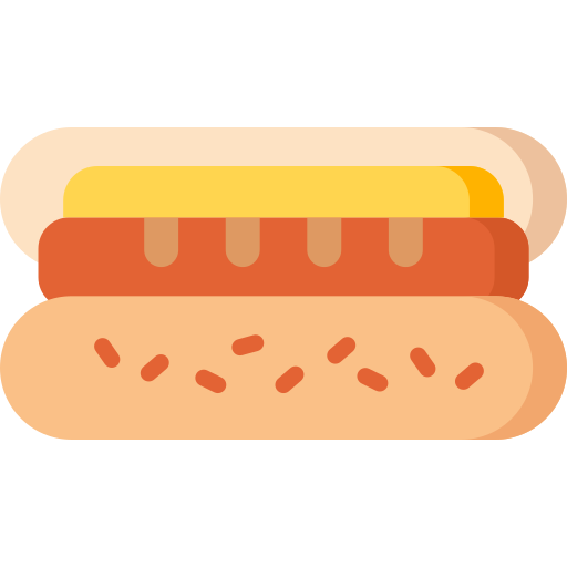 hot dog icono gratis