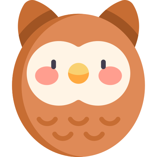 Owl Kawaii Flat icon