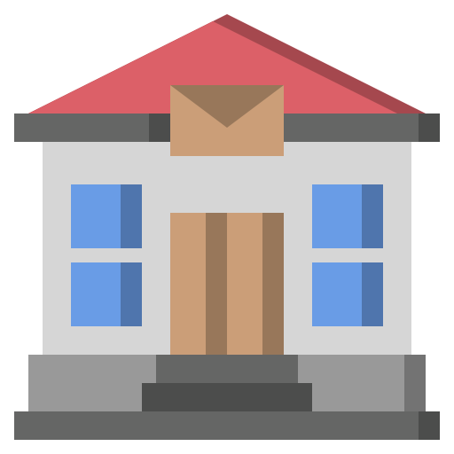 Oficina de correos icono gratis