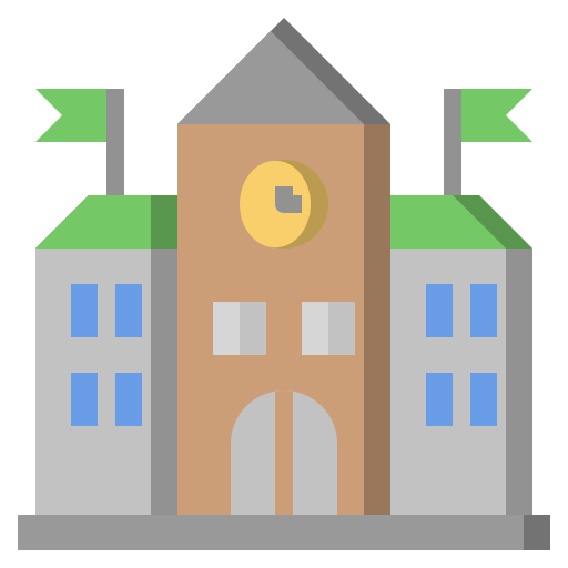 High School - Free Buildings Icons