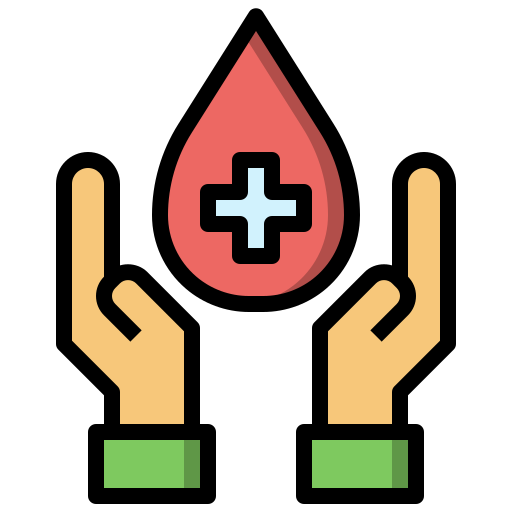 Blood donation Surang Lineal Color icon