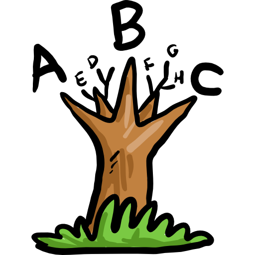 alfabeto icono gratis