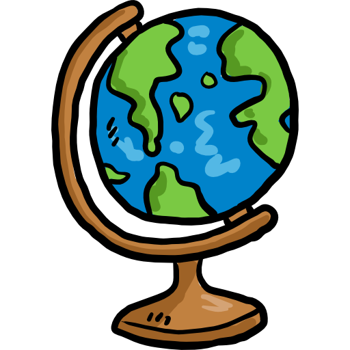 Globe terrestre - Icônes cartes et drapeaux gratuites