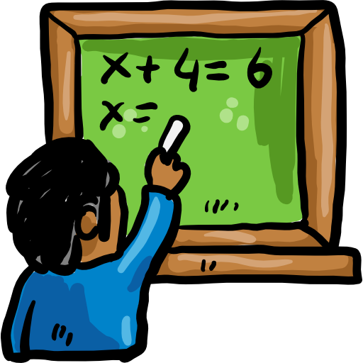 teacher teaching math clipart