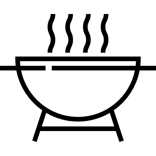 Barbecue Detailed Straight Lineal icon