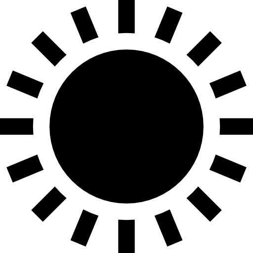 Sun - free icon