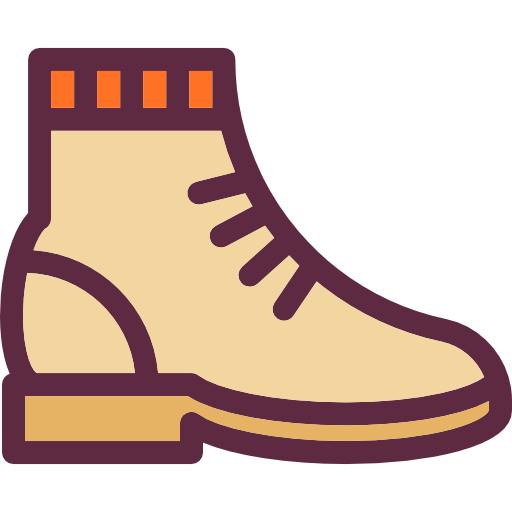 Boot Detailed Rounded Lineal color icon