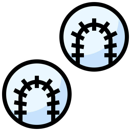 Baseball ball free icon
