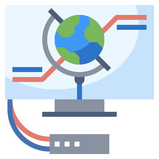 Geografía icono gratis