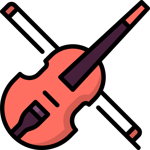 violín icono gratis