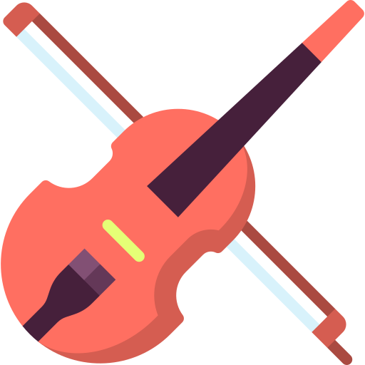 violín icono gratis