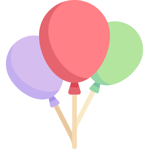 Globos de aire icono gratis