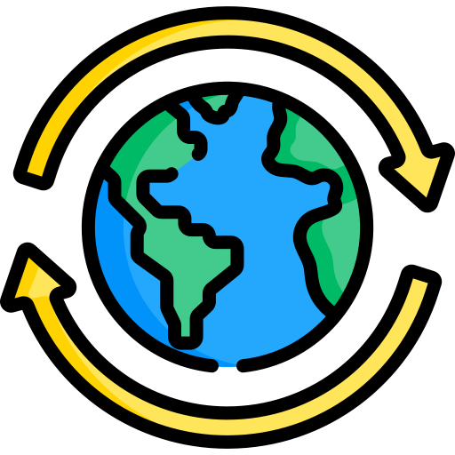 Earth rotation Special Lineal color icon