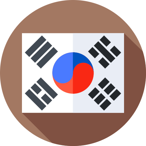 Corea del Sur icono gratis