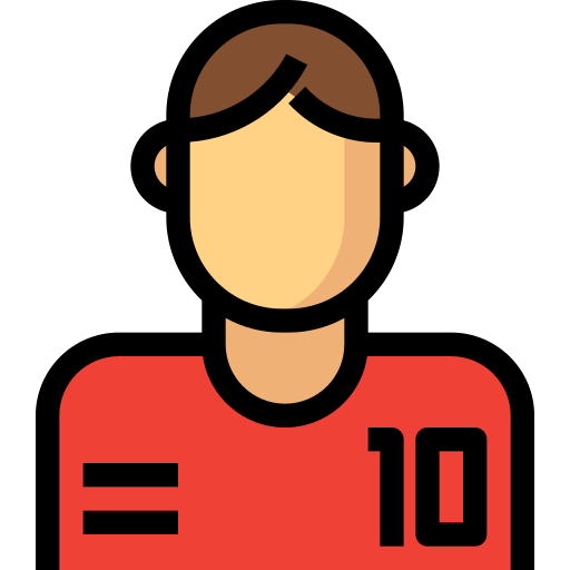 Jugadores de fútbol icono gratis