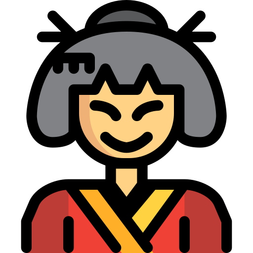 geisha Icône gratuit geisha Icône gratuit