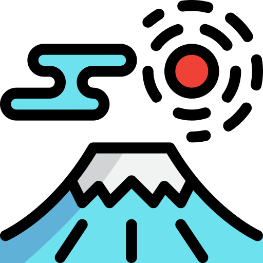 Monte fuji icono gratis