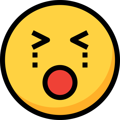 Cry Generic Outline Color icon