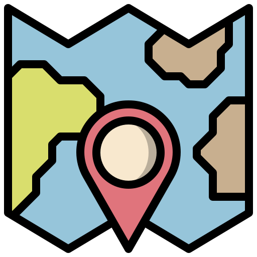 Mapa icono gratis