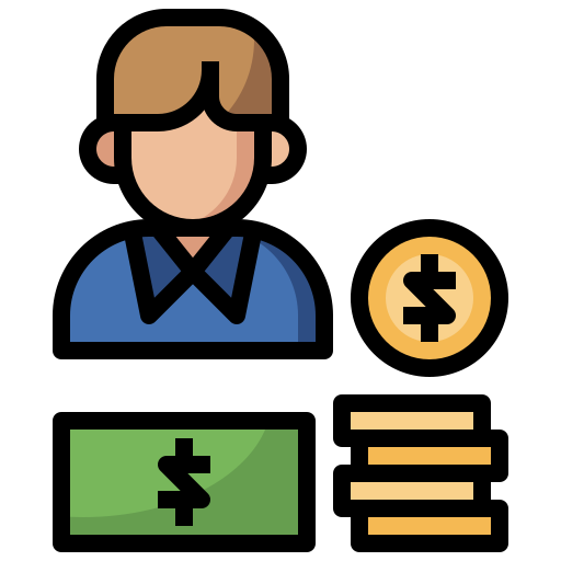 Salario icono gratis