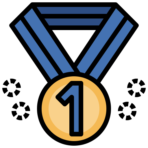 Medalha grátis ícone