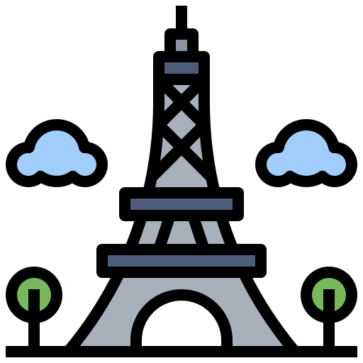 torre eiffel icono gratis