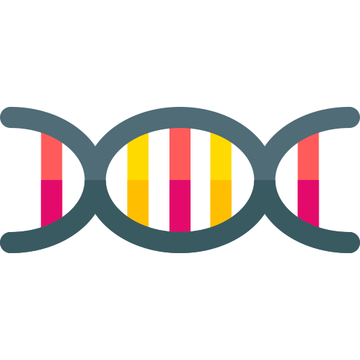 La estructura del ADN icono gratis