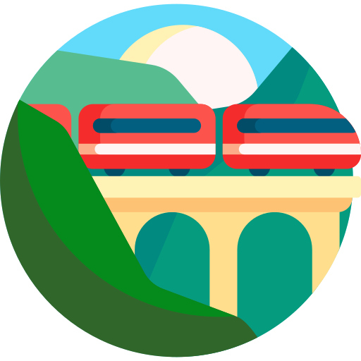 Ferrocarril icono gratis