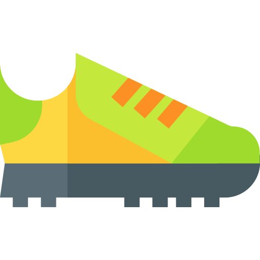 Football boots Basic Straight Flat icon