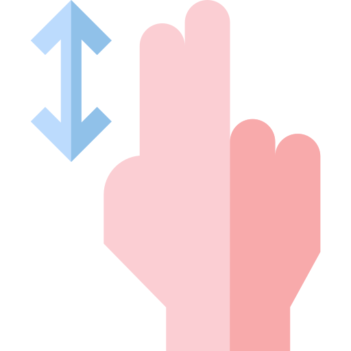 Hand Basic Straight Flat icon