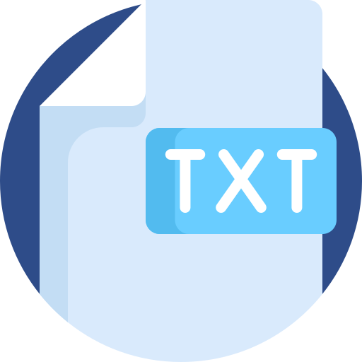 Txt icono gratis