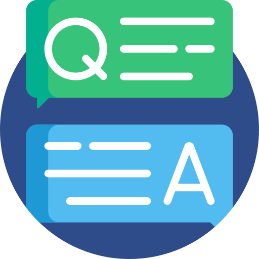 Faqs Detailed Flat Circular Flat icon