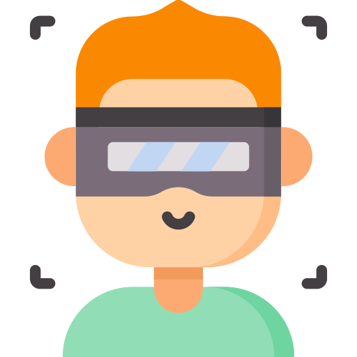 gafas de realidad virtual icono gratis