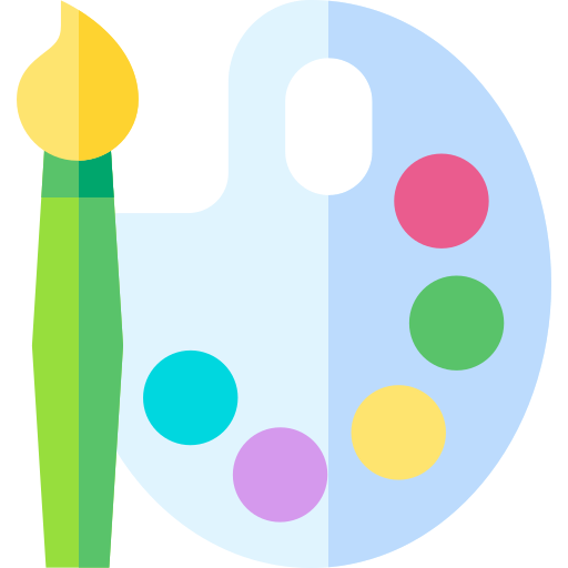 Paleta de pintura grátis ícone