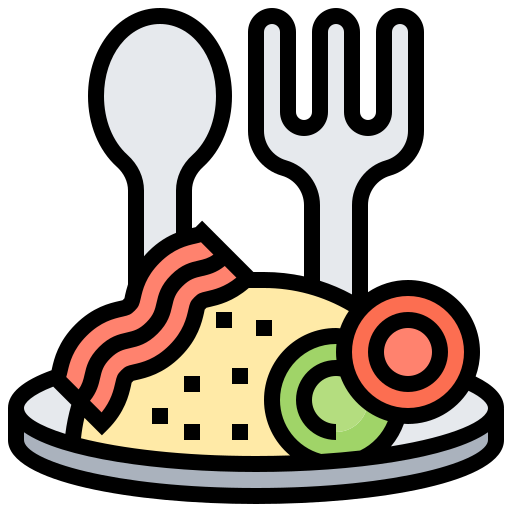 lunch icon vector