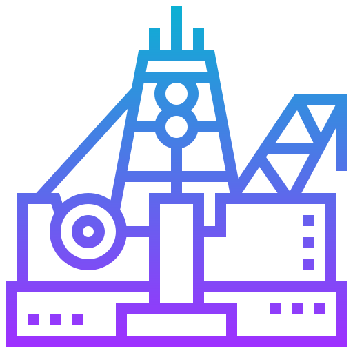 Torre de perforación icono gratis