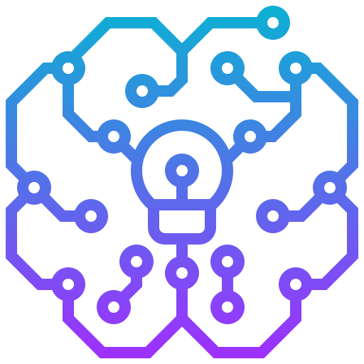 Machine Learning Meticulous Gradient Icon