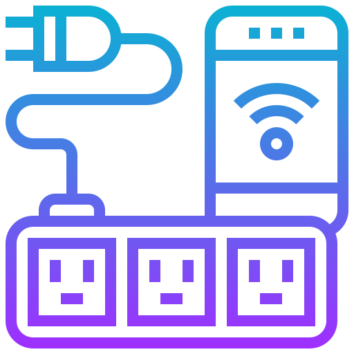 Regleta multicontactos icono gratis