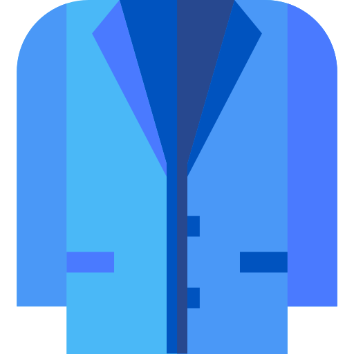 Jacket Basic Straight Flat icon