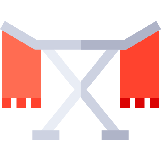 Clothes line Basic Straight Flat icon