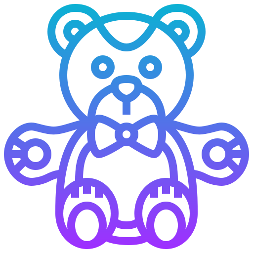 oso de peluche icono gratis