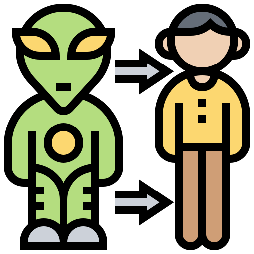 extraterrestre icono gratis