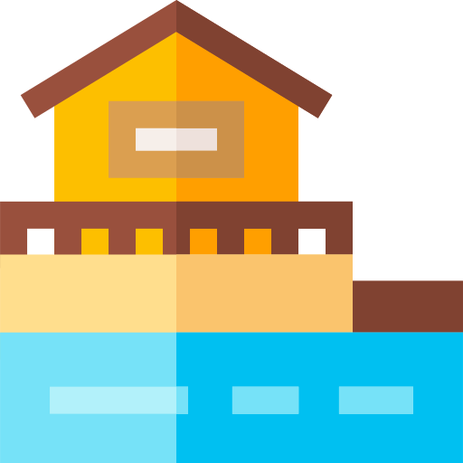 bungalow Icône gratuit bungalow Icône gratuit